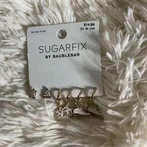 Sugarfix beanie, mittens & ice skates earrings